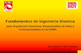 Nociones de Ingeniería Sísmicaadocac.mx/.../11/ADOC-25-Nov-2019-Fundamentos-de-Ingeniería-Sís… · “La Ingeniería Sísmica constituye un reto cautivador, con un valor educativo