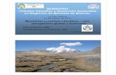 SEMINARIO «Cambio Climático y Desarrollo Sostenible en Regiones de Montaña de Bolivia» · 2013-06-29 · El Instituto Boliviano de la Montaña – BMI es una fundación sin fines
