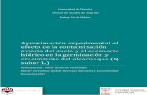 Aproximación experimental al efecto de la contaminación ...digital.csic.es/bitstream/10261/124404/3/TFM - Oliver_publicado.pdf · Aproximación experimental al efecto de la contaminación
