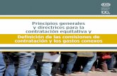 Principios generales y directrices para la contratación equitativa y Definición de ... · 2019-12-19 · comunicación de la forma en que se encaran las consecuencias negativas;