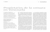 Propietarios de la censura en Venezuela - Centro Gumillagumilla.org/biblioteca/bases/biblo/texto/COM2015170_90... · 2016-07-06 · radio cristiana, y Carabobo 98.3FM es conocida