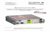 Manual de servicio DBL€¦ · Deutronic DBL Manual (MPC4) - ES - 1 / 26 - 20.01.2012 Manual de servicio DBL Cargador de batería Deutronic con panel de mando MPC4 y tensión de carga