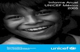Cámara de Diputados - Informe Anual UNICEF México 2005archivos.diputados.gob.mx/.../ninez/datos/inf2005unicef.pdf · 2015-10-28 · 01 E l año 2005 estuvo lleno de retos para quienes