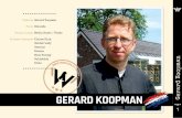 GERARD KOOPMAN - Catálogo de...Gerard Koopman al deporte de las palomas para hacer más accesible el acceso a la compra de aves, con un montón de puntos de venta con los que era