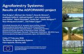 Apresentação do PowerPoint - Veneto Agricoltura · 2018-02-16 · Objectives of AGFORWARD 1. to understand the context and extent of agroforestry in Europe, 2. to identify, develop