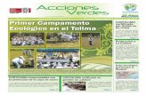 Acciones Verdes - CORTOLIMA · No. 13 Ibagué, Octubre - Noviembre de 2011 “Preservar el medio ambiente es conservar la vida entera” Como parte de los principios de la Corporación