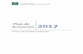 Plan de Actuación · 2018-04-13 · Plan de Actuación 2017 2 [A] Introducción La Fundación Centro de Estudios Andaluces presenta en 2017 un presupuesto global de 3.094.249 euros,