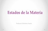 Estados de la Materia - colegiomontedeasis.clcolegiomontedeasis.cl/wp-content/uploads/2015/03/... · Los cambios de estado de la materia se producen por absorción o liberación de