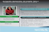 ALCALDÍA MUNICIPAL DE SANTA TECLA CURRICULUM …santatecla.gob.sv/transparencia/documentos/Mitzy...•Licenciatura en Sociología 1999 - 2005 •Universidad de El Salvador, San Salvador