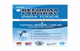 Puebla, Puebla a 25 de mayo de 2018reformalaboralparatodos.mx/wp-content/uploads/2018/06/... · 2018-06-06 · desaparición de las juntas locales y federales de conciliación y arbitraje,