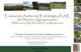 Evaluación Ambiental Estratégica EAE del Sector Agropecuario · 2016-12-07 · Evaluación Ambiental Estratégica EAE del Sector Agropecuario ... el establecimiento de nuevos cultivos