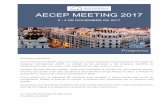 AECEP MEETING 2017 · Dr. Constantino Mendieta, EEUU Dr. Foad Nahai, EEUU Dr. Yves Saban, Francia . Profesores Dr. Pedro Arquero Salinero, Madrid Dr. Jesús Benito Ruiz, Barcelona
