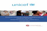 E UNICEF LAC EPIDEMIA DEL VIRUS DEL ZIKAEvaluación Formativa de la Respuesta a la Epidemia del Virus del Zika en LAC UNICEF Informe Borrador Ajustado Econometría S.A. – noviembre