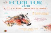 PROGRAMA ECUALTUR HOJAS - OcioCaballoDurante toda la Feria, en horario de 13,00 - 15,00 h. y de 18,00 - 23,00 h.: - Exhibiciones de artesanía con cuero: En el Stand de CUERO RAQUEL