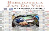 BOLETÍN BIBLIOGRÁFICOn-Biblioteca-Marzo-2020.pdf · La campaña permanecerá activa hasta el 30 de abril de 2020. Con el lanzamiento de la campaña Quédate en Casa, el CIESAS te