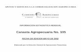 Canasta Agropecuaria 105 · Elaborado por la Dirección General de Operaciones Financieras. INDICE GENERAL INFORMACION ESTADISTICA MARZO 2002 Canasta Agropecuaria No. 105 CLARIDADES