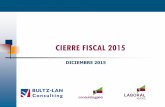 CIERRE FISCAL 2015 - Laboral Kutxa · Medidas para capitalización de empresas: porcentajes adicionales ... - Cantidades deducidas incrementarán la Base Imponible en alguno de los