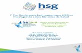 I Pre-Conferencia Latinoamericana HSG en Investigación ...healthsystemsresearch.org/hsr2018/wp-content/uploads/2018/04/Minuta-NOA.pdfdesarrollando estudios de la Maestría en Salud