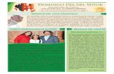 Domingo Día del Señoriglesiadecuenca.ec/archivos/recursos/248.pdf · 2018-06-26 · Regazo de alegrías y de pruebas, la familia es la primera y fun-damental “escuela de humanidad”