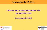Jornada de P.R.L. Obras en comunidades de propietarios€¦ · Tener en obra el Libro de Visitas (