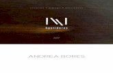 ANDREA BORES - Bastidoresbastidores.net/wp-content/uploads/2017/07/ANDREA_BORES.pdf · me seduce y me enseña ser humano. La grandeza humana a través del arte, una distinción de