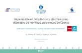 Implementación de la bicicleta eléctrica como alternativa ... Álvarez - La... · Implementación de la bicicleta eléctrica como alternativa de movilidad en la ciudad de Cuenca