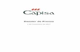 Dossier de Prensa - grupocapisa.esgrupocapisa.es/wp-content/uploads/2017/11/2-de-noviembre-Capisa.… · capacidad. Dicho Departamento ha hecho seguimiento de las últimas plantas
