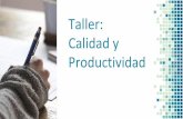 Taller: Calidad y Productividad - Universidad Iberoamericana Puebla · DESCRIPCIÓN MATERIAL TABLA DE PINO TABLON DE PINO AGI-OMERADO NATURAL DE 12MM RESBALON PLASTICO COLOCACION