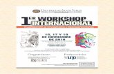 PROGRAMACIÓN OFICIAL · 2 PROGRAMACIÓN OFICIAL 1er Workshop Internacional: Investigación en Imaginarios y Representaciones Universidad Santo Tomás Facultad de Sociología