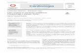 Revista Colombianade Cardiología · 288 G. Cassalett-Bustillo Tabla 1 Etiología de la falla cardíaca aguda de acuerdo con los grupos etarios En las primeras 24 horas de vida Regurgitación