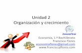 Unidad 2 Organización y crecimiento - WordPress.com · Unidad 2 Organización y crecimiento Economía, 1.º achillerato Francisco Flores economiaflores@gmail.com . INDICE 1. Los