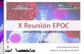 HIPERTENSION ARTERIAL Y EPOC - fesemi.org · HIPERTENSION ARTERIAL Y EPOC David Morchón Simón Madrid, 13 de Marzo de 2015 . EPOC (10,2%) EPOC (10,2%) HTA (27,6%) 2,5% . ... pulmonar