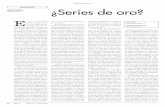 ¿Series de oro? · 32 mayo 11 número 173 revista de libros TELEVISIÓN E n 1961, Susan Sontag publicó un artículo bre-ve con un título no muy inspirado: «Una nota so-bre novelas
