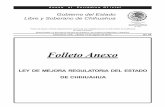 Folleto Anexo - congresochihuahua2.gob.mx · competencial, en relación al objeto de la presente Ley. XXVIII. Secretaría: La Secretaría de la Función Pública del Poder Ejecutivo