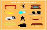 Vocabulario: En el teatroe) lienzo grande que se pone en el escenario de un teatro de modo que pueda bajarse y subirse f) mujer que ejercita o profesa el arte de bailar g) en el teatro,
