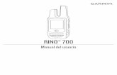 Manual del usuario RINO® 700 - Garminstatic.garmin.com/pumac/Rino_700_OM_ES.pdf(General Mobile Radio Service) para establecer una comunicación bidireccional con otros dispositivos