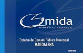 MAGDALENA JUNIO 2018 - MIDAmida.mx/wp-content/uploads/2018/06/MAGDALENA-JUNIO-2018.pdf · El Marco de Muestreo: El método de muestreo utilizado obedeció a una selecciónaleatoria