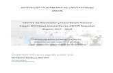 ASOCIACIÓN COLOMBIANA DE UNIVERSIDADES ASCUN Informe … · 2018-05-24 · ASOCIACIÓN COLOMBIANA DE UNIVERSIDADES ASCUN Informe de Resultados y Consolidado General Juegos Distritales