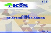 Instituto Guatemalteco de Seguridad Social€¦ · Apendicitis Aguda Tabla No. 1* Niveles de Evidencia Grado de Recomendación Nivel de Evidencia Fuente A 1a Revisión sistemática