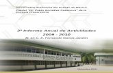2º Informe Anual de Actividades 2009 - 2010planeacion.uaemex.mx/.../2_Informe08-12_DPGC.pdf · 2 UNIVERSIDAD AUTÓNOMA DEL ESTADO DE MÉXICO DIRECTORIO M. en C. Eduardo Gasca Pliego
