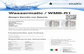 Wassermatic / WMB-R1 · 2016-09-07 · Bisagra con resorte de alta resistencia, ideal para asegurar el cierre en puertas de gran peso, permitiendo ajustar la sensibilidad Vending