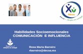 Habilidades Socioemocionales COMUNICACIÓN E INFLUENCIA · 2019-06-19 · PROMOTOR FACILITADOR CONTROLADOR ANALÍTICO Necesidades básicas de cada Estilo de comunicación + Emocional