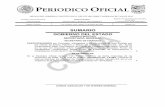 PERIODICO OFICIAL - Tamaulipaspo.tamaulipas.gob.mx/wp-content/uploads/2018/11/cxxxiv-32-17030… · Cd. Victoria, Tam., martes 17 de marzo de 2009 Periódico Oficial Página 4 SECRETARIA