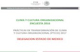 DELEGACION ESTADO DE MEXICO EDO DE M… · La Delegación Estado de México aplica anualmente y de manera confidencial, la Encuesta de Clima y Cultura Organizacional (ECCO) a las