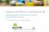 Presentación de PowerPoint · 2018-09-24 · Jornada Conducción de Agua para Riego –CENTER 02.jun.2016 2 miembros de AseTUB PVC- U PE-X PVC-O PP-R PE PB PP Multicapa PRFV …