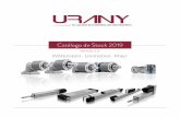 Catálogo de Stock 2019 - Urany · 2019-08-20 · Coples de elastómero ROBA-ES tamaño 38, 42, 48, 55 y 65 barrenado con cuñero 4 días hábiles, SPV Hasta 8 piezas Cople de fuelle