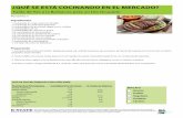 ¿QUÉ SE ESTÁ COCINANDO EN EL MERCADO?...¿QUÉ SE ESTÁ COCINANDO EN EL MERCADO? Porciones: Ingredientes Preparación DATOS NUTRICIONALES POR PORCIONE Nutrientes Principales Cantidad