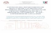 INFORME PORMENORIZADO Y DE AVANCESpodarauca.com/documentos/OTROS DOCUMENTOS/1. Contexto del... · 2019-12-27 · potencial en biodiversidad y sus características socio-ambientales.