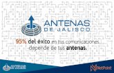 95% del éxito en tus comunicaciones, depende de tus · La compañía Antenas de Jalisco en 2015 crea una línea de antenas para enlace punto a punto y detecta una amplía fortaleza