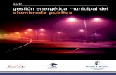 GUÍA gestión energética municipal del alumbrado publico · profundidad parámetros como la inversión, el periodo de amortización o las posibles subvenciones aplicables en cada